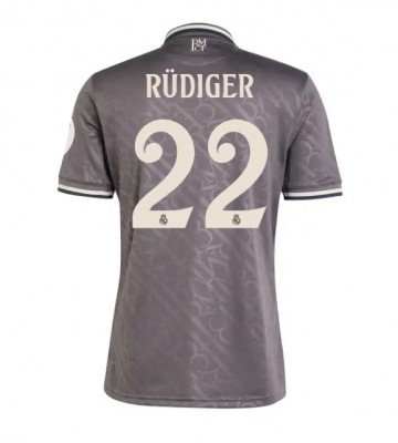 Real Madrid Antonio Rudiger #22 Tredje trøje 2024-25 Kort ærmer